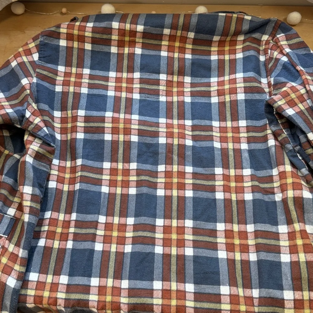 Natural Hadway Vintage Cotton Flannel Robe - Picture 7 of 7